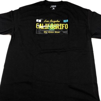 画像2: CALIFOGRIFO PLATE TEE ブラック