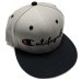 画像1: CALIFOGRIFO Champion snapback cap グレー／ブラック (1)