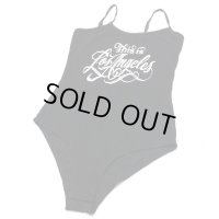 Estevan oriol "This is Los Angeles" bodysuit ブラック