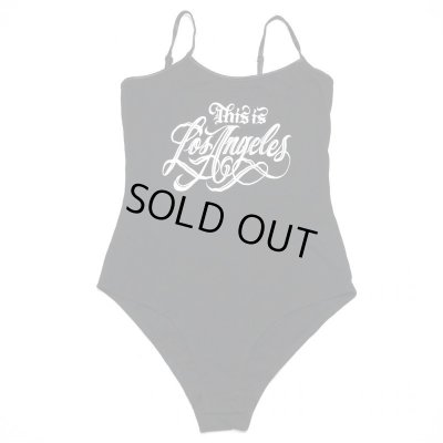 画像2: Estevan oriol "This is Los Angeles" bodysuit ブラック