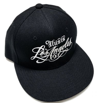 画像1: EstevanOriol "This is Los Angeles" Snapback cap ブラック