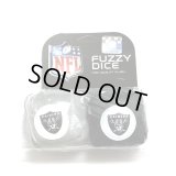 RAIDERS FUZZY DICE