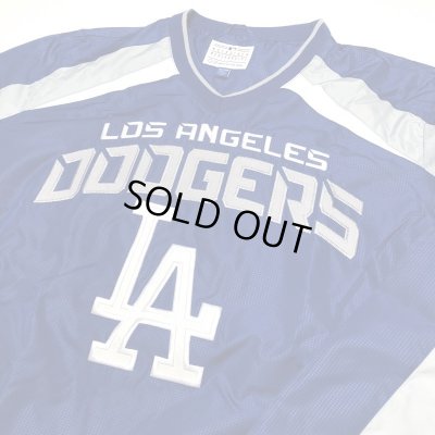 画像1: G-III社製　LA Dodgers pullover jacket ドジャーブルー