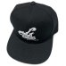 画像1: CALIFOGRIFO LA SCRIPT snapback cap ブラック (1)