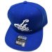 画像1: CALIFOGRIFO LA SCRIPT snapback cap ブルー (1)