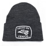 HECHO EN VENICE  HECHO EN knit cap チャコールグレー