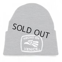 HECHO EN VENICE  HECHO EN knit cap チャコールグレー