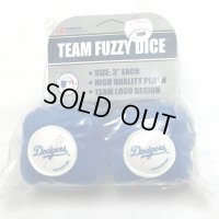 DODGERS FUZZY DICE