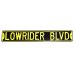 画像1: LOWRIDER BLVD ストリートサイン Black/Yellow (1)