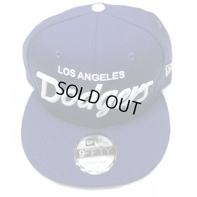 画像2: NEW ERA LA Dodgers OLD LOGO Snapback cap ドジャーブルー