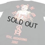 BORN X RAISED × SOUL ASSASSINS TEE ブラック