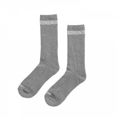 画像1: PROCLUB LINK CREW SOCKS グレー