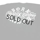 BORN X RAISED MISTER CARTOON ROCKER TEE BLACK