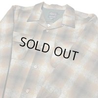 PENDLETON BOARD SHIRT グレー/ブラウン