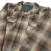 画像1: PENDLETON BOARD SHIRT グレー/ブラウン (1)