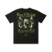 画像1: BORN X RAISED C.H. SKULL & BONES TEE ブラック (1)