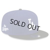 NEWERA LA Dodgers Snapback cap ドジャーブルー/ブラック