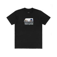 BORN X RAISED MISTER CARTOON CRUISER TEE ブラック