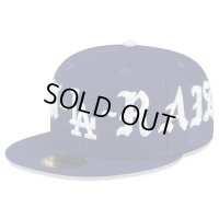 BORN X RAISED×LA Dodgers Big Logo Newera CAP