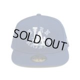 BORN X RAISED×LA Dodgers Newera CAP ブルー