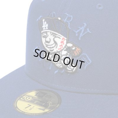 画像6: BORN X RAISED×LA Dodgers× Mr.Cartoon Newera CAP ブルー