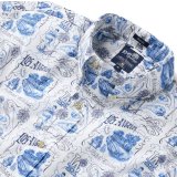 MISTER CARTOON X REYN SPOONER LOS ANGELES DODGERS ALOHA SHIRT