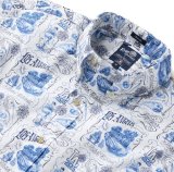 MISTER CARTOON X REYN SPOONER LOS ANGELES DODGERS ALOHA SHIRT