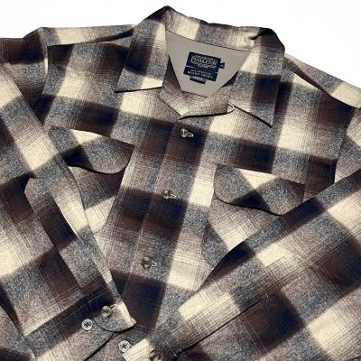 画像3: PENDLETON BOARD SHIRT ベージュ/ブラウン