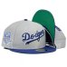 画像1: NEW ERA LA Dodgers side patch cap グレー/ブルー (1)