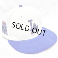 NEW ERA LA Dodgers corduroy cap ホワイト