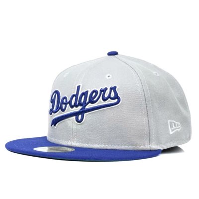 画像2: NEW ERA LA Dodgers side patch cap グレー/ブルー