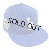 NEW ERA LA Dodgers corduroy cap ブルー