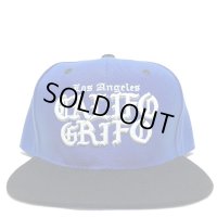 CALIFOGRIFO LA snapback cap ブルー/ブラック
