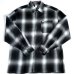 画像2: CALTOP OG CHECK SHIRT ブラック/ホワイト (2)