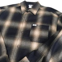 CALTOP OG CHECK SHIRT ブラウン/ベージュ