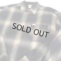 CALTOP OG CHECK SHIRT ブラウン/ベージュ