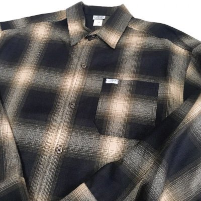 画像1: CALTOP OG CHECK SHIRT ブラウン/ベージュ