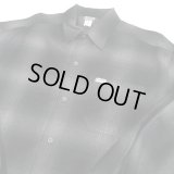 CALTOP OG CHECK SHIRT ブラック/チャコール