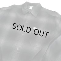 CALTOP OG CHECK SHIRT ブラック/チャコール