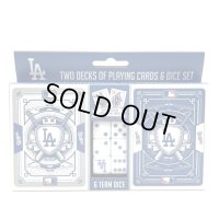 DODGERS CARD&DICE SET