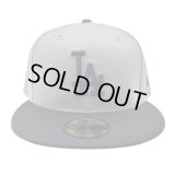 NEWERA LA Dodgers 59fifty チャコールグレー