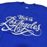 Estevan Oriol This is Los Angeles TEE ブルー