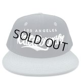 CALIFOGRIFO lettering snapback cap ブラック