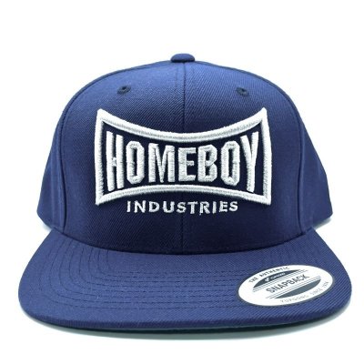 画像1: HOMEBOY Snapback Cap ネイビー/グレー