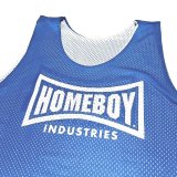 HOMEBOY Reversible Mesh Tank ブルー/ホワイト