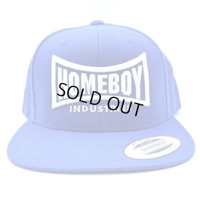 画像1: HOMEBOY Snapback Cap ブルー/ホワイト