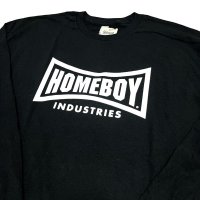 HOMEBOY L/S TEE  ブラック/ホワイト