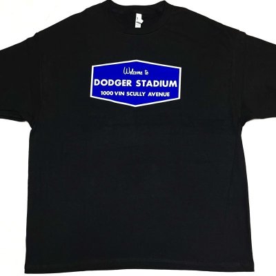 画像2: DODGER STADIUM sign Tee ブラック