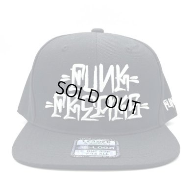 画像1: FUNK FREAKS SNAP BACK CAP ブラック