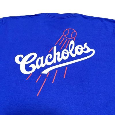 画像1: CACHOLOS Dodgers Tee ブルー